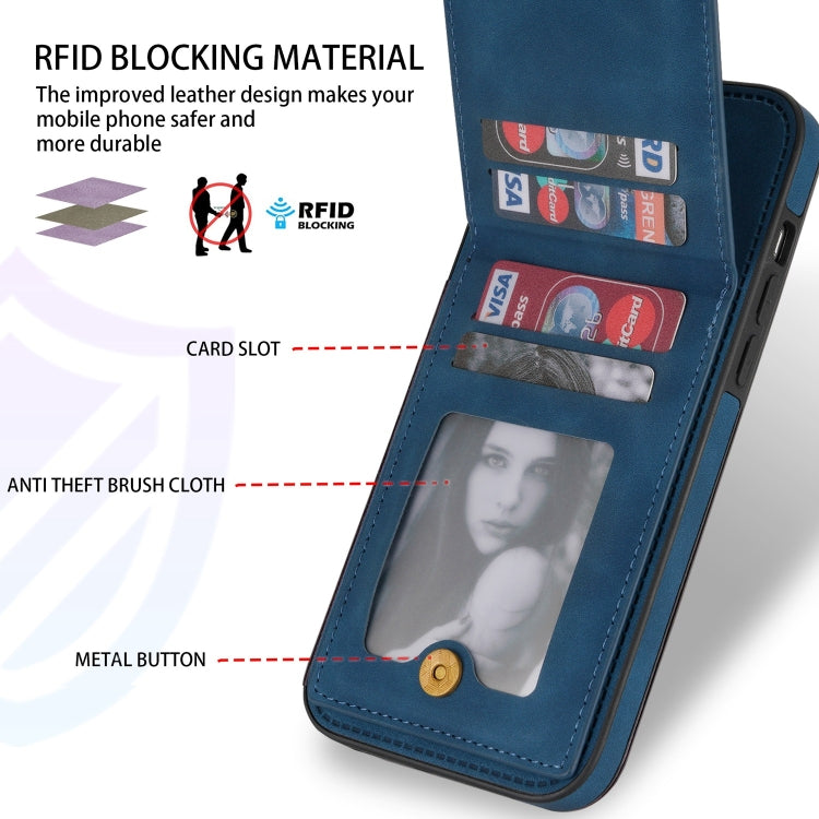N.BEKUS Vertical Flip Card Slot RFID Phone Case, For iPhone 12, For iPhone XR, For iPhone XS Max, For iPhone XS / X