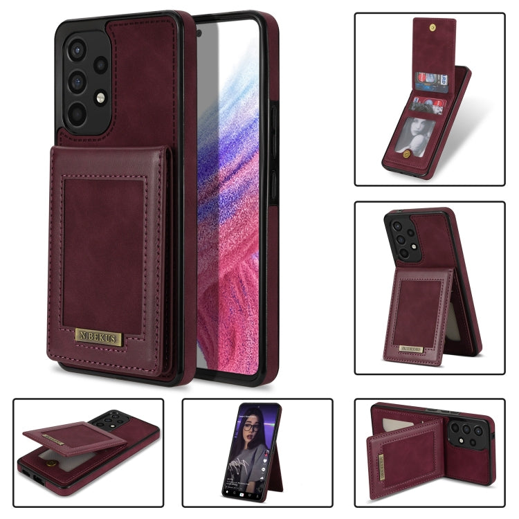 N.Bekus Vertical Flip Card Slot RFID Phone Case, For Samsung Galaxy A12 5G, For Samsung Galaxy A51 4G, For Samsung Galaxy A71 4G, For Samsung Galaxy A53 5G, For Samsung Galaxy A52s / A52 5G
