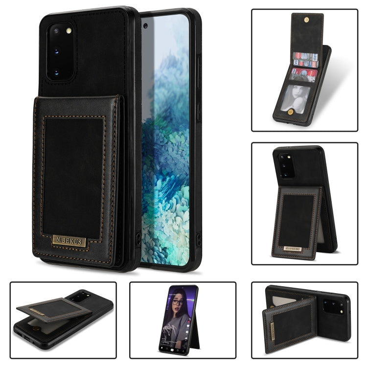 N.Bekus Vertical Flip Card Slot RFID Phone Case, For Samsung Galaxy Note20, For Samsung Galaxy Note20 Ultra, For Samsung Galaxy S20+, For Samsung Galaxy S20