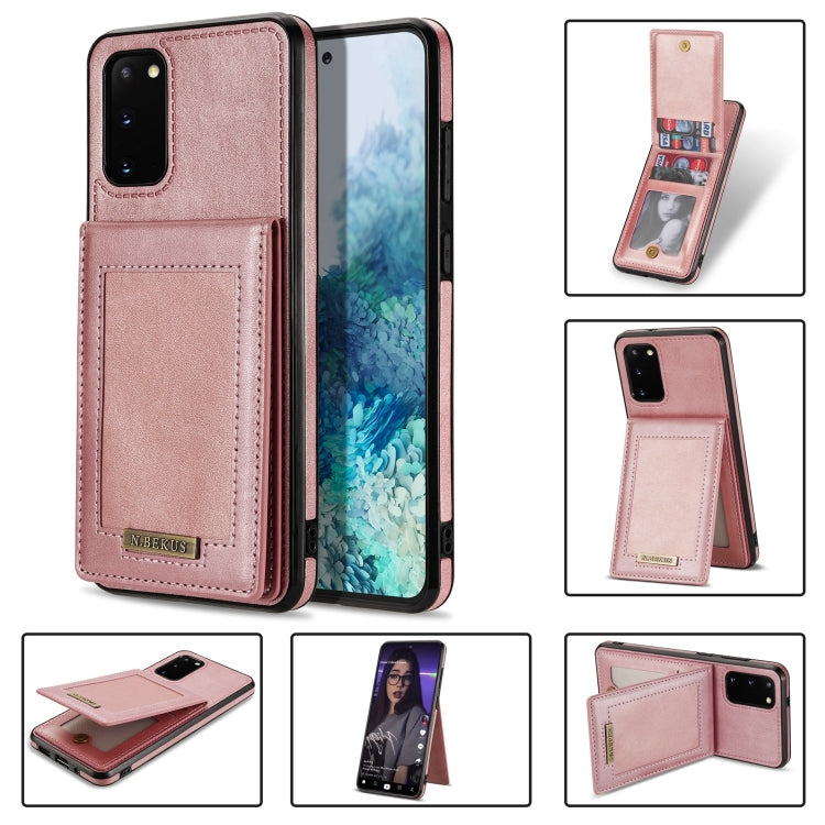 N.Bekus Vertical Flip Card Slot RFID Phone Case, For Samsung Galaxy S20 FE, For Samsung Galaxy S20 Ultra, For Samsung Galaxy S21 Ultra 5G, For Samsung Galaxy S22+ 5G