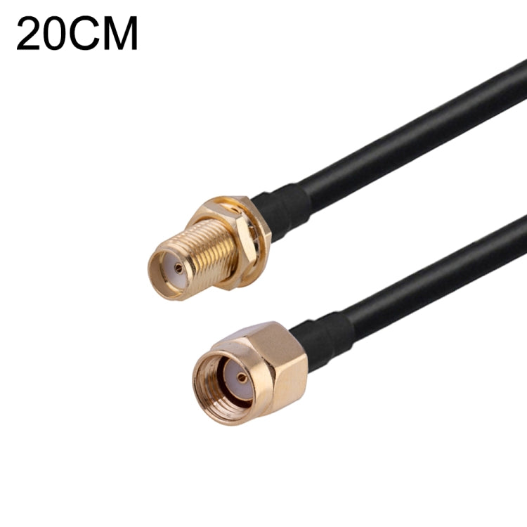 RG174 RF Coaxial Adapter Cable, Length: 20cm, 20cm RP-SMA Male to RP-SMA Female, 20cm RP-SMA Male to RP-SMA Male, 20cm RP-SMA Male to SMA Female, 20cm RP-SMA Male to SMA Male, 20cm SMA Male to SMA Female, 20cm SMA Male to RP-SMA Female                 ...