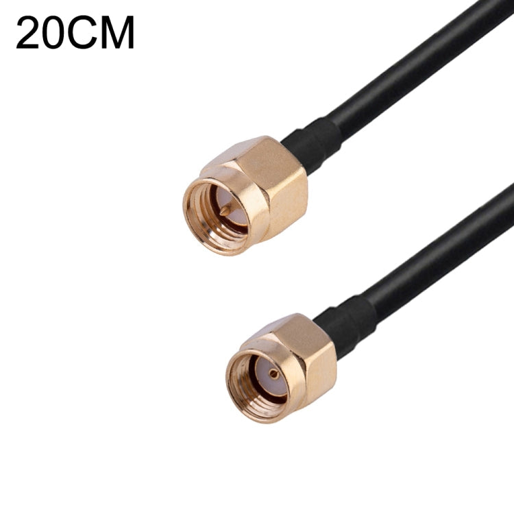 RG174 RF Coaxial Adapter Cable, Length: 20cm, 20cm RP-SMA Male to RP-SMA Female, 20cm RP-SMA Male to RP-SMA Male, 20cm RP-SMA Male to SMA Female, 20cm RP-SMA Male to SMA Male, 20cm SMA Male to SMA Female, 20cm SMA Male to RP-SMA Female                 ...