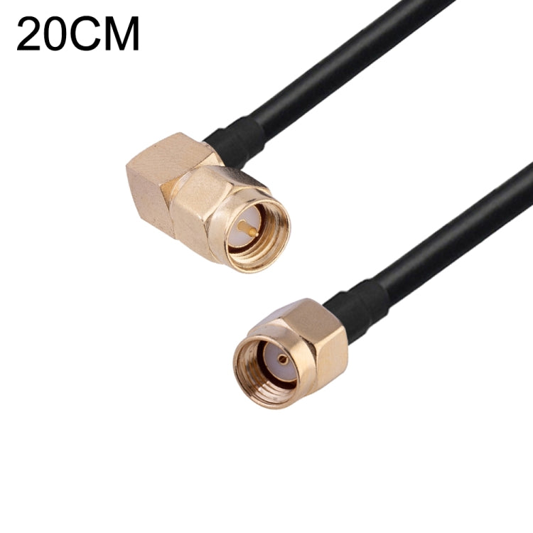 RG174 RF Coaxial Adapter Cable, Length: 20cm, 20cm RP-SMA Male to RP-SMA Female, 20cm RP-SMA Male to RP-SMA Male, 20cm RP-SMA Male to SMA Female, 20cm RP-SMA Male to SMA Male, 20cm SMA Male to SMA Female, 20cm SMA Male to RP-SMA Female                 ...