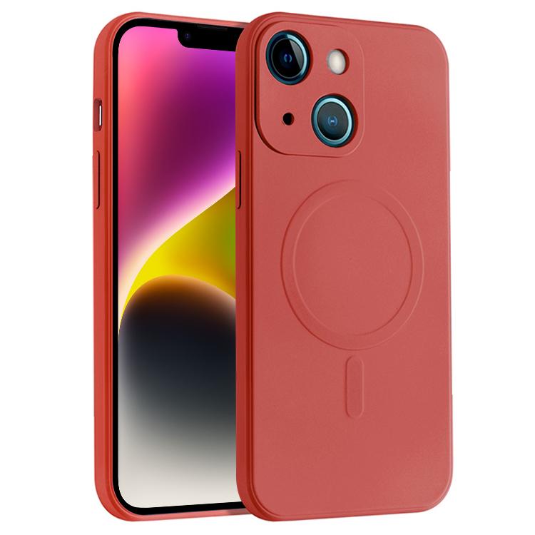 Liquid Silicone Full Coverage Magsafe Phone Case, For iPhone 14, For iPhone 14 Plus, For iPhone 14 Pro