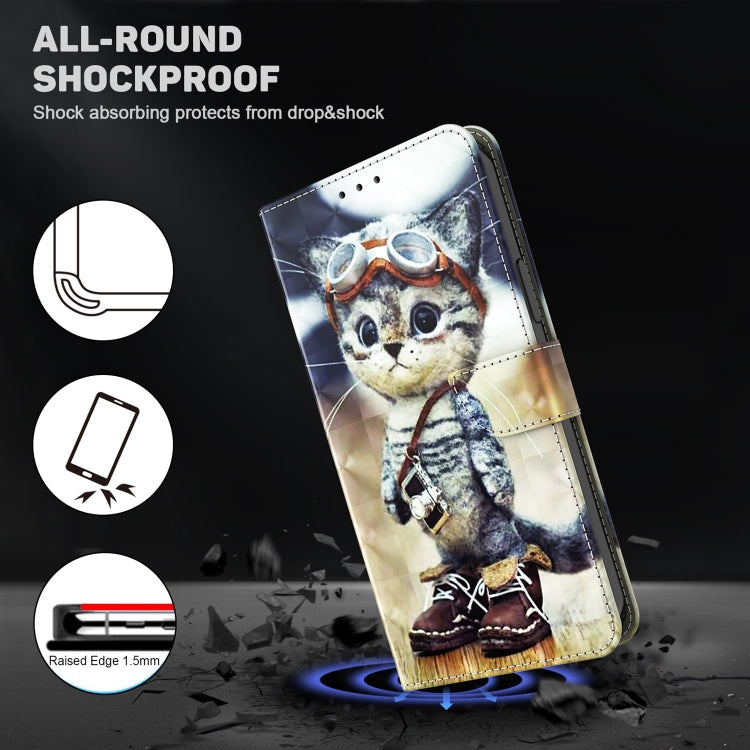 3D Painted Leather Phone Case, For iPhone 14 Pro Max, For iPhone 13 mini, For iPhone 13