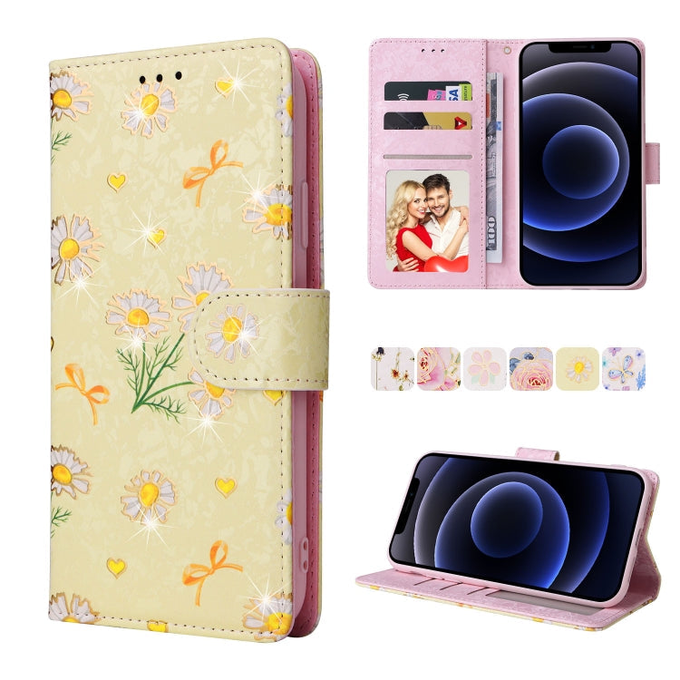 Bronzing Painting RFID Leather Case, For iPhone 12 mini, For iPhone 12 / 12 Pro, For iPhone 12 Pro Max, For iPhone 11