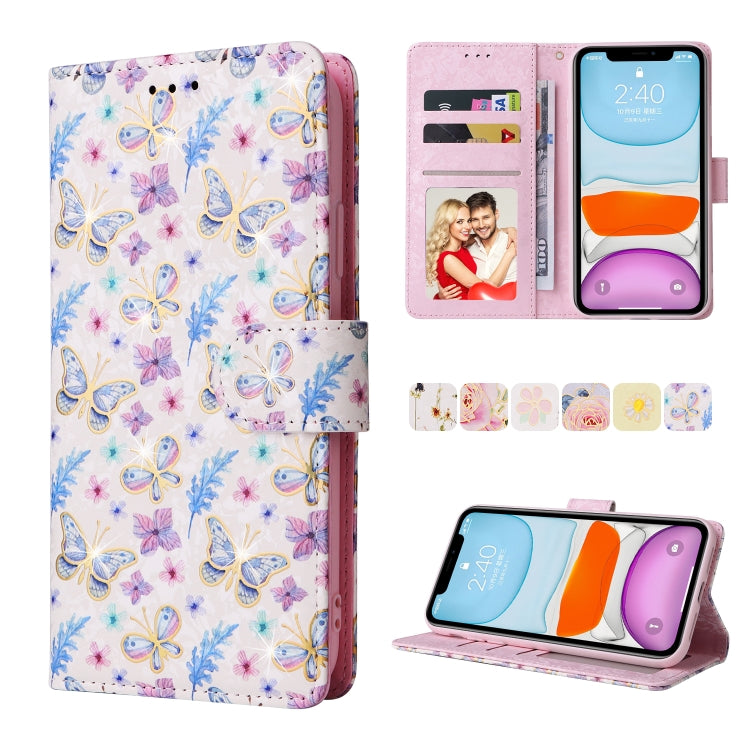 Bronzing Painting RFID Leather Case, For iPhone 12 mini, For iPhone 12 / 12 Pro, For iPhone 12 Pro Max, For iPhone 11