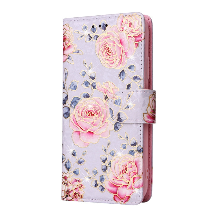 Bronzing Painting RFID Leather Case, For iPhone X / XS, For iPhone 7 Plus / 8 Plus, For iPhone SE 2022 / SE 2020 / 7 / 8