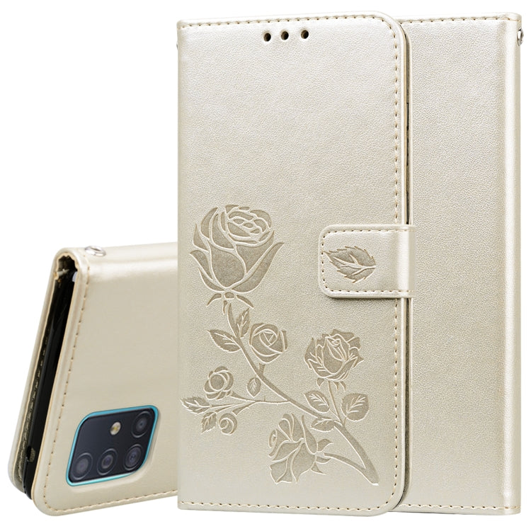 Rose Embossed Horizontal Flip PU Leather Case with Holder & Card Slots & Wallet, For Galaxy A81 / Note 10 Lite, For Galaxy A91 / S10 Lite, For Galaxy S20, For Galaxy S20 Plus