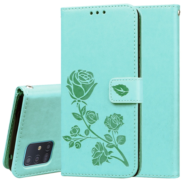Rose Embossed Horizontal Flip PU Leather Case with Holder & Card Slots & Wallet, For Galaxy A81 / Note 10 Lite, For Galaxy A91 / S10 Lite, For Galaxy S20, For Galaxy S20 Plus
