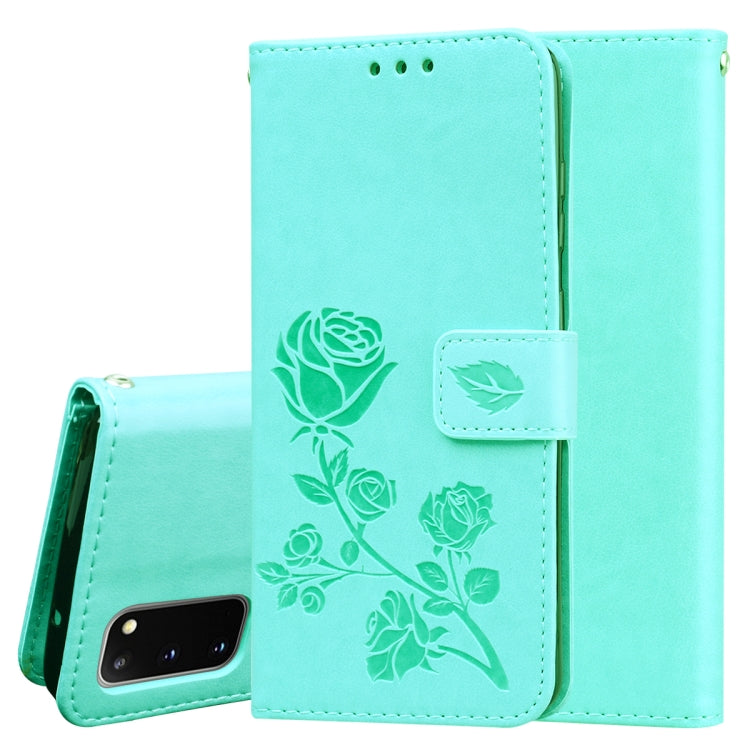 Rose Embossed Horizontal Flip PU Leather Case with Holder & Card Slots & Wallet, For Galaxy A81 / Note 10 Lite, For Galaxy A91 / S10 Lite, For Galaxy S20, For Galaxy S20 Plus