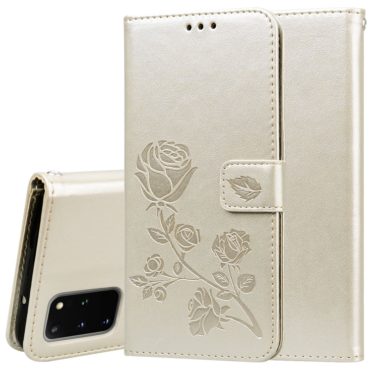 Rose Embossed Horizontal Flip PU Leather Case with Holder & Card Slots & Wallet, For Galaxy A81 / Note 10 Lite, For Galaxy A91 / S10 Lite, For Galaxy S20, For Galaxy S20 Plus