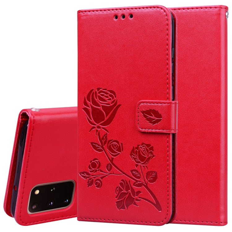 Rose Embossed Horizontal Flip PU Leather Case with Holder & Card Slots & Wallet, For Galaxy A81 / Note 10 Lite, For Galaxy A91 / S10 Lite, For Galaxy S20, For Galaxy S20 Plus