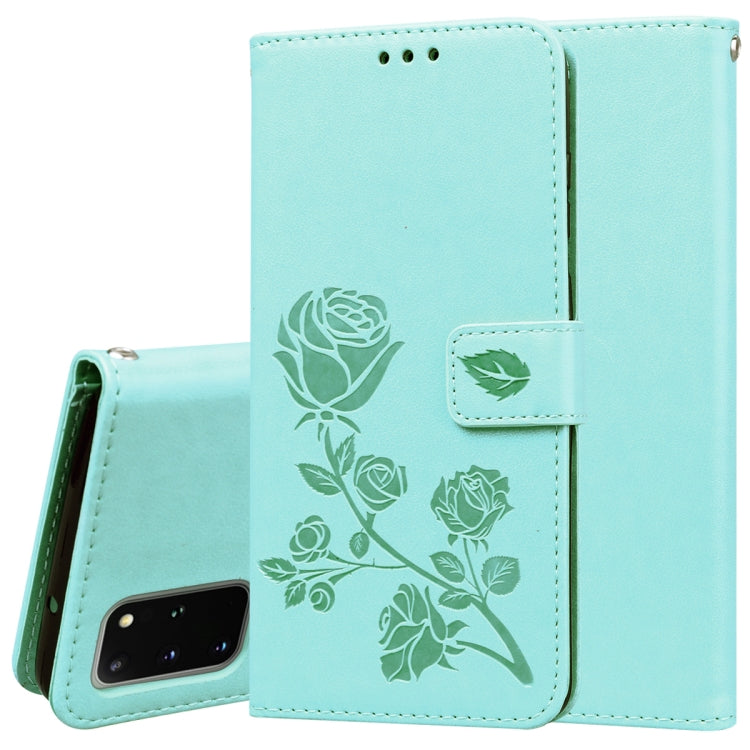 Rose Embossed Horizontal Flip PU Leather Case with Holder & Card Slots & Wallet, For Galaxy A81 / Note 10 Lite, For Galaxy A91 / S10 Lite, For Galaxy S20, For Galaxy S20 Plus
