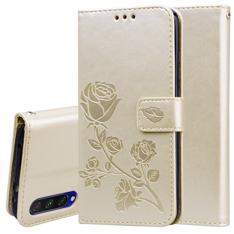 Rose Embossed Horizontal Flip PU Leather Case with Holder & Card Slots & Wallet, For Galaxy S20 Ultra, For Galaxy A51, For Galaxy A71, For Xiaomi Mi A3