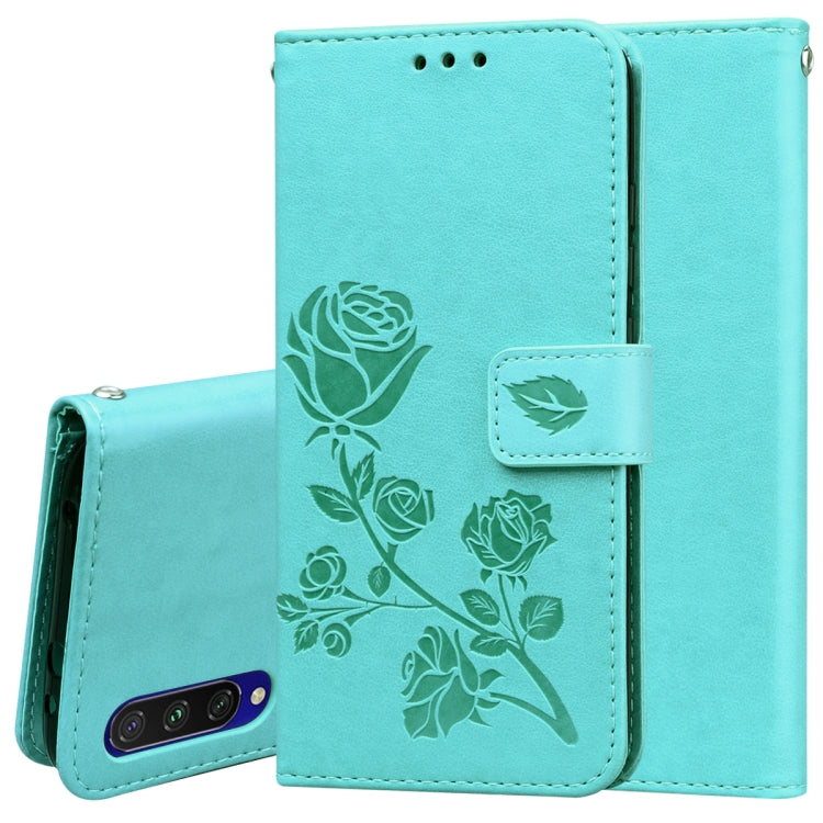 Rose Embossed Horizontal Flip PU Leather Case with Holder & Card Slots & Wallet, For Galaxy S20 Ultra, For Galaxy A51, For Galaxy A71, For Xiaomi Mi A3