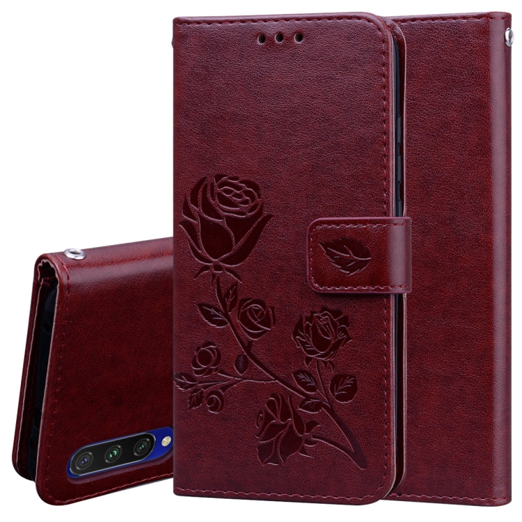 Rose Embossed Horizontal Flip PU Leather Case with Holder & Card Slots & Wallet, For Galaxy S20 Ultra, For Galaxy A51, For Galaxy A71, For Xiaomi Mi A3