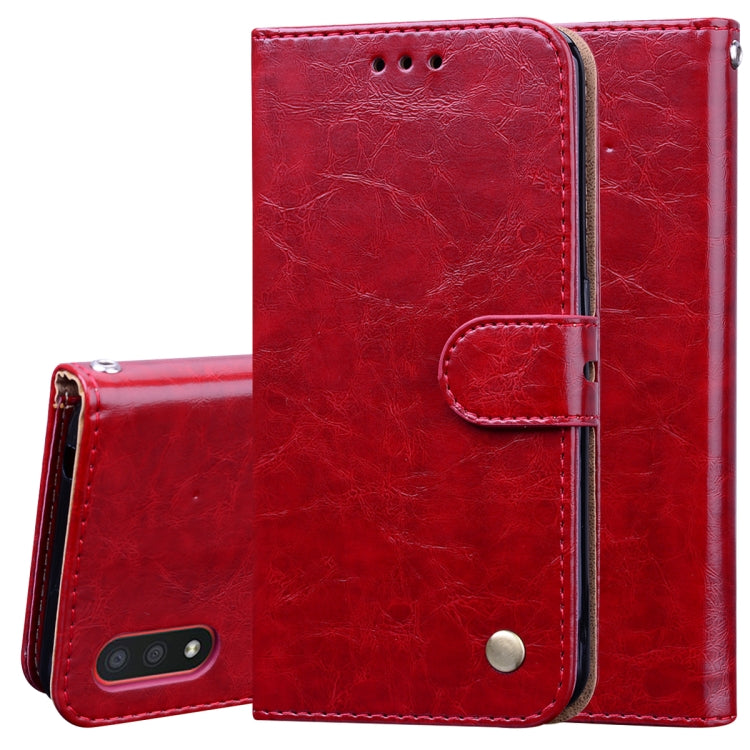 Business Style Oil Wax Texture Horizontal Flip Leather Case, with Holder & Card Slots & Wallet, For Samsung Galaxy A01, For Samsung Galaxy A51, For Samsung Galaxy A71, For Samsung Galaxy A81 / Note 10 Lite, For Samsung Galaxy A91 / S10 Lite            ...