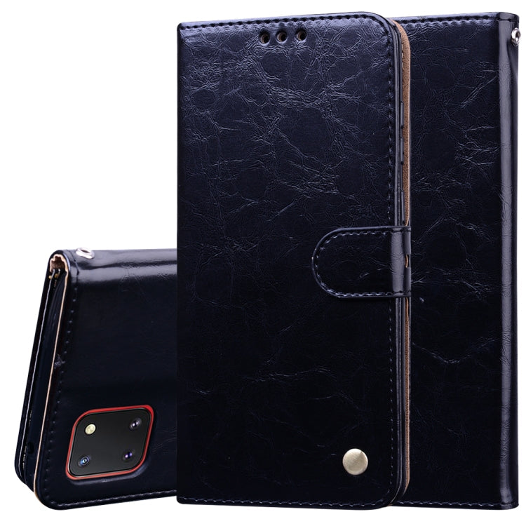 Business Style Oil Wax Texture Horizontal Flip Leather Case, with Holder & Card Slots & Wallet, For Samsung Galaxy A01, For Samsung Galaxy A51, For Samsung Galaxy A71, For Samsung Galaxy A81 / Note 10 Lite, For Samsung Galaxy A91 / S10 Lite            ...