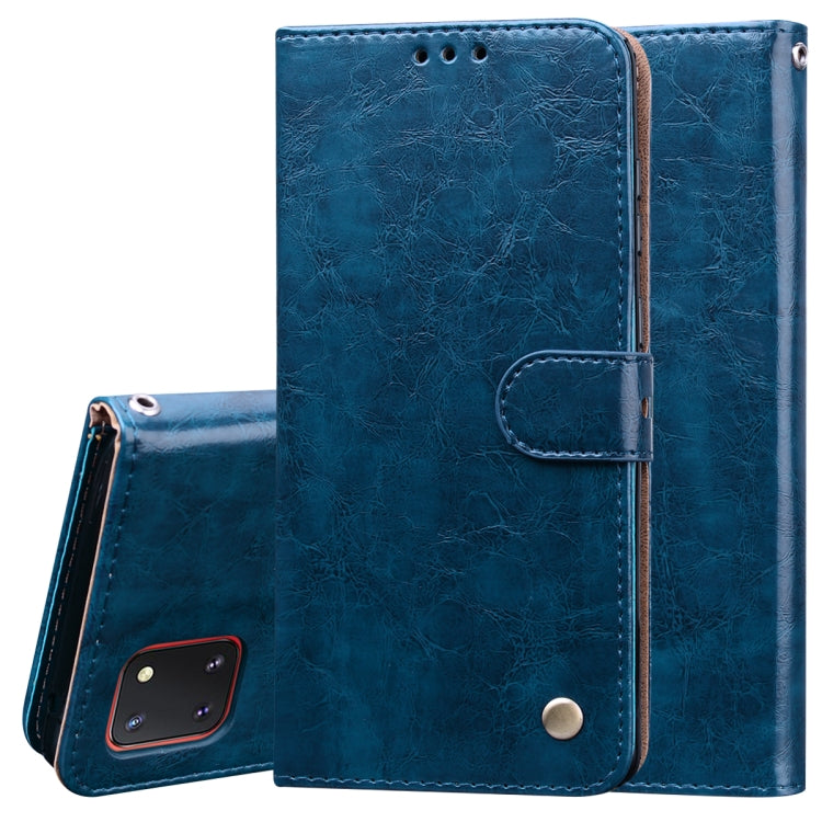 Business Style Oil Wax Texture Horizontal Flip Leather Case, with Holder & Card Slots & Wallet, For Samsung Galaxy A01, For Samsung Galaxy A51, For Samsung Galaxy A71, For Samsung Galaxy A81 / Note 10 Lite, For Samsung Galaxy A91 / S10 Lite            ...