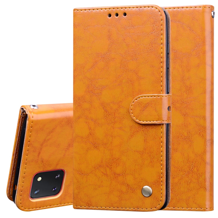 Business Style Oil Wax Texture Horizontal Flip Leather Case, with Holder & Card Slots & Wallet, For Samsung Galaxy A01, For Samsung Galaxy A51, For Samsung Galaxy A71, For Samsung Galaxy A81 / Note 10 Lite, For Samsung Galaxy A91 / S10 Lite            ...