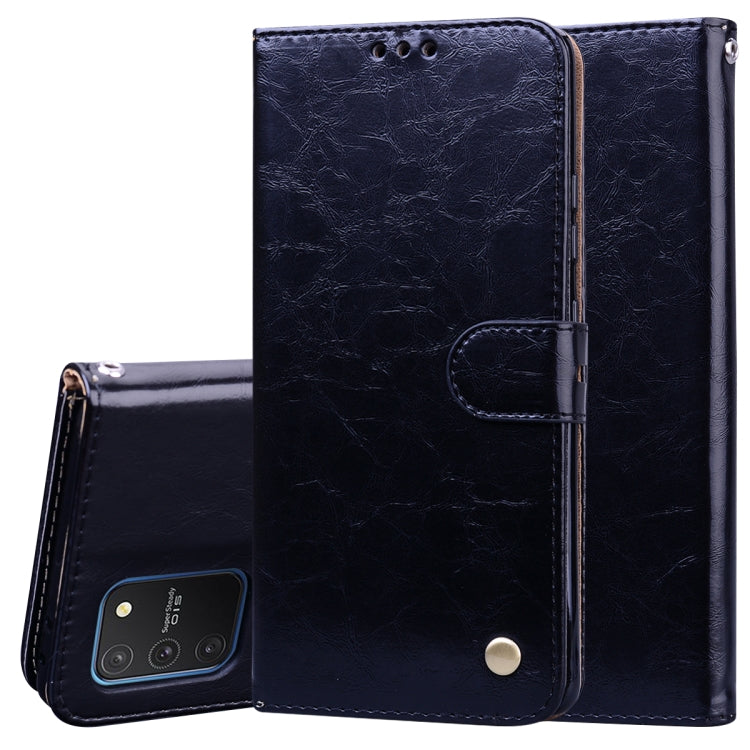 Business Style Oil Wax Texture Horizontal Flip Leather Case, with Holder & Card Slots & Wallet, For Samsung Galaxy A01, For Samsung Galaxy A51, For Samsung Galaxy A71, For Samsung Galaxy A81 / Note 10 Lite, For Samsung Galaxy A91 / S10 Lite            ...
