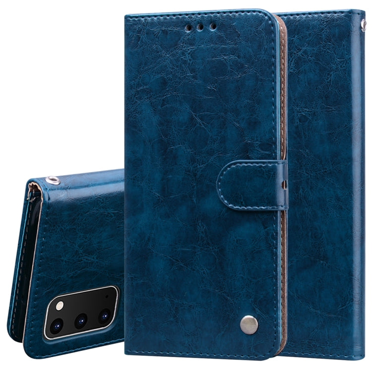 Business Style Oil Wax Texture Horizontal Flip Leather Case, with Holder & Card Slots & Wallet, For Samsung Galaxy A01, For Samsung Galaxy A51, For Samsung Galaxy A71, For Samsung Galaxy A81 / Note 10 Lite, For Samsung Galaxy A91 / S10 Lite            ...