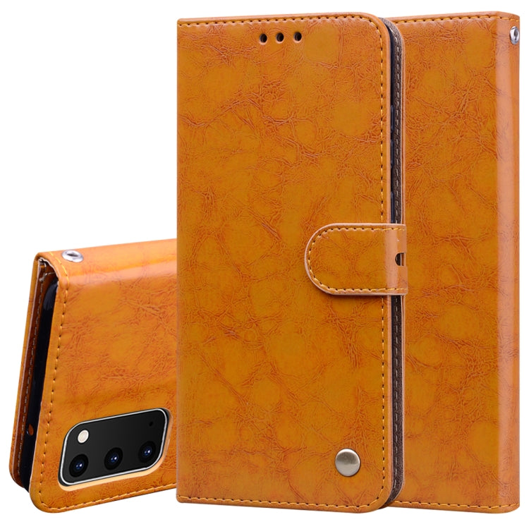 Business Style Oil Wax Texture Horizontal Flip Leather Case, with Holder & Card Slots & Wallet, For Samsung Galaxy A01, For Samsung Galaxy A51, For Samsung Galaxy A71, For Samsung Galaxy A81 / Note 10 Lite, For Samsung Galaxy A91 / S10 Lite            ...