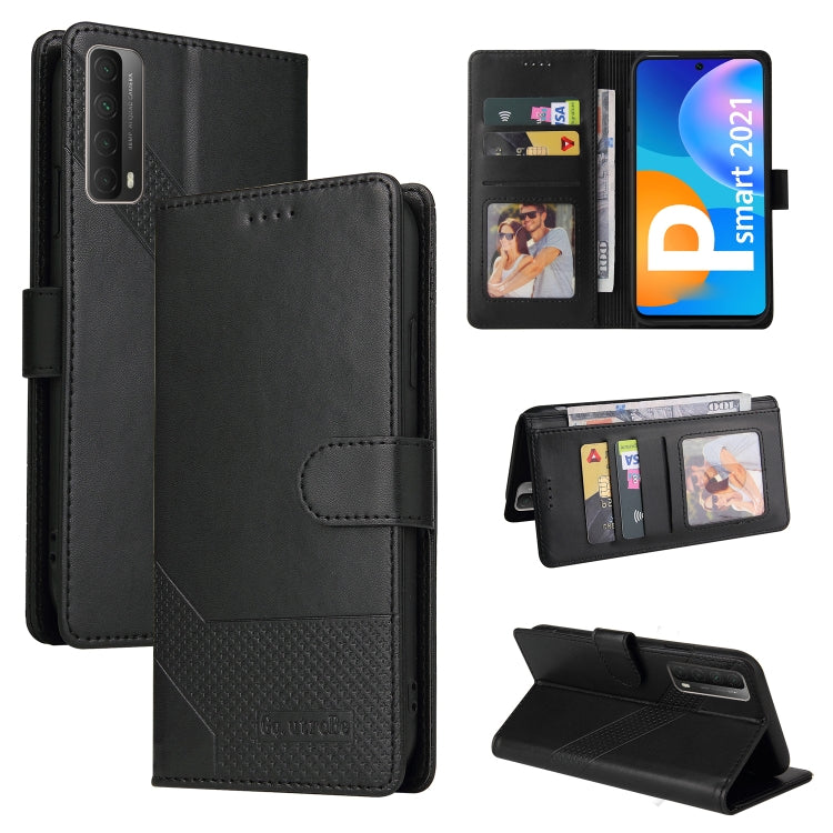 GQUTROBE Skin Feel Magnetic Leather Phone Case, For Huawei P Smart 2021, For Huawei P20 Lite, For Huawei P30 Pro, For Huawei P30 Lite