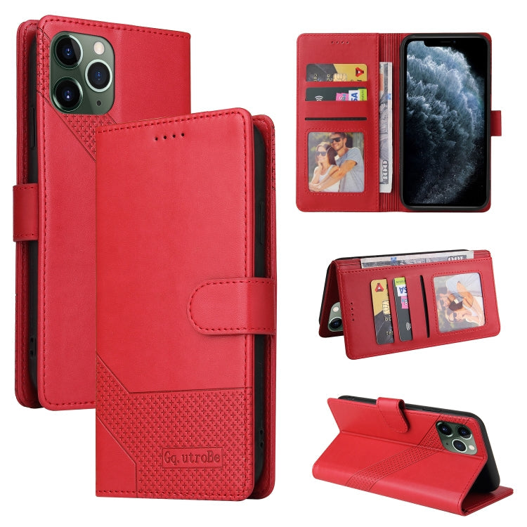 GQUTROBE Skin Feel Magnetic Leather Phone Case, For iPhone 12 Pro Max, For iPhone 12 / 12 Pro, For iPhone 12 mini, For iPhone 11 Pro Max