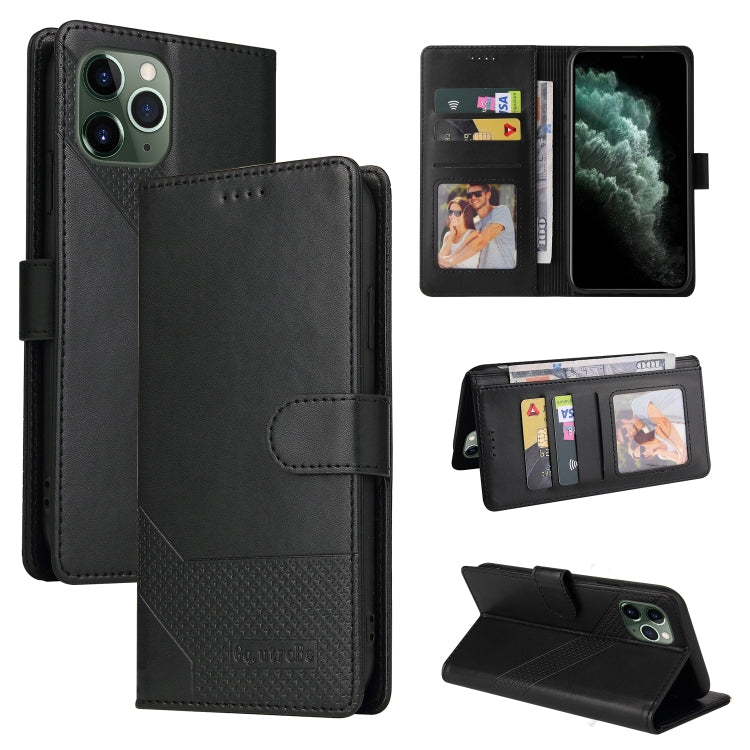 GQUTROBE Skin Feel Magnetic Leather Phone Case, For iPhone 11 Pro, For iPhone 11, For iPhone XR, For iPhone XS Max