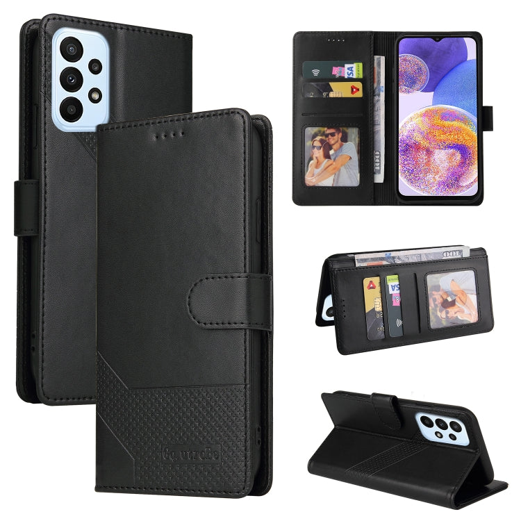 GQUTROBE Skin Feel Magnetic Leather Phone Case, For Samsung Galaxy A23, For Samsung Galaxy A02, For Samsung Galaxy A02s, For Samsung Galaxy A03s