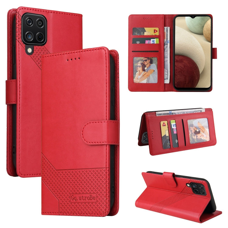 GQUTROBE Skin Feel Magnetic Leather Phone Case, For Samsung Galaxy A7 2018, For Samsung Galaxy A10, For Samsung Galaxy A12, For Samsung Galaxy A13