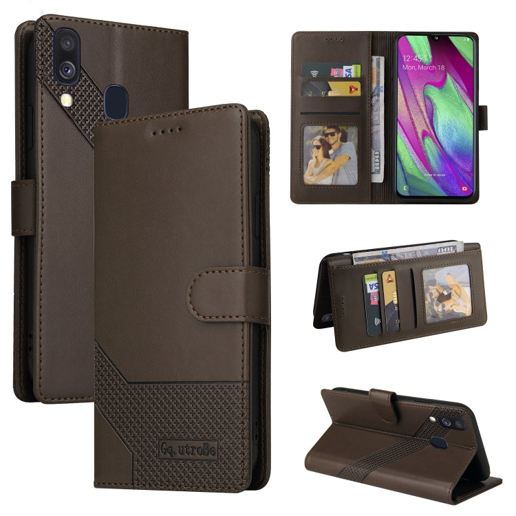 GQUTROBE Skin Feel Magnetic Leather Phone Case, For Samsung Galaxy A32 5G, For Samsung Galaxy A40, For Samsung Galaxy A41, For Samsung Galaxy A42 5G