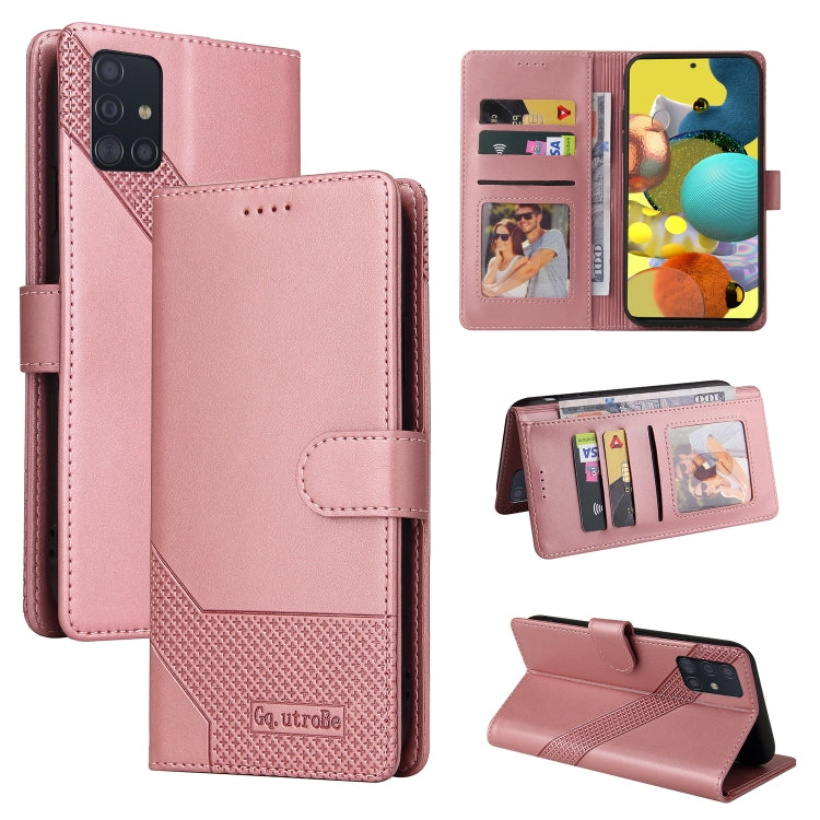 GQUTROBE Skin Feel Magnetic Leather Phone Case, For Samsung Galaxy A50, For Samsung Galaxy A51 4G, For Samsung Galaxy A51 5G, For Samsung Galaxy A52 5G / 4G