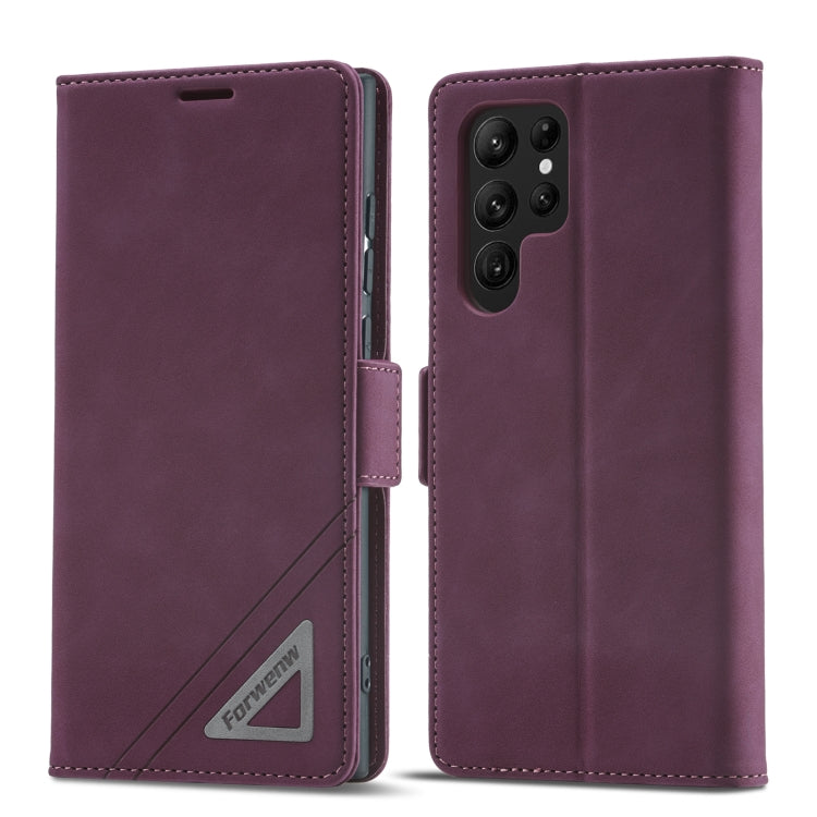 Forwenw Dual-side Buckle Leather Phone Case, For Samsung Galaxy S22 5G, For Samsung Galaxy S22+ 5G, For Samsung Galaxy S22 Ultra 5G, For Samsung Galaxy S21 5G, For Samsung Galaxy S21+ 5G, For Samsung Galaxy S21 Ultra 5G, For Samsung Galaxy Note20      ...