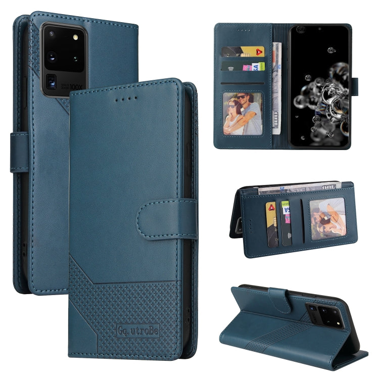 GQUTROBE Skin Feel Magnetic Leather Phone Case, For Samsung Galaxy S10+, For Samsung Galaxy S20, For Samsung Galaxy S20+, For Samsung Galaxy S20 Ultra