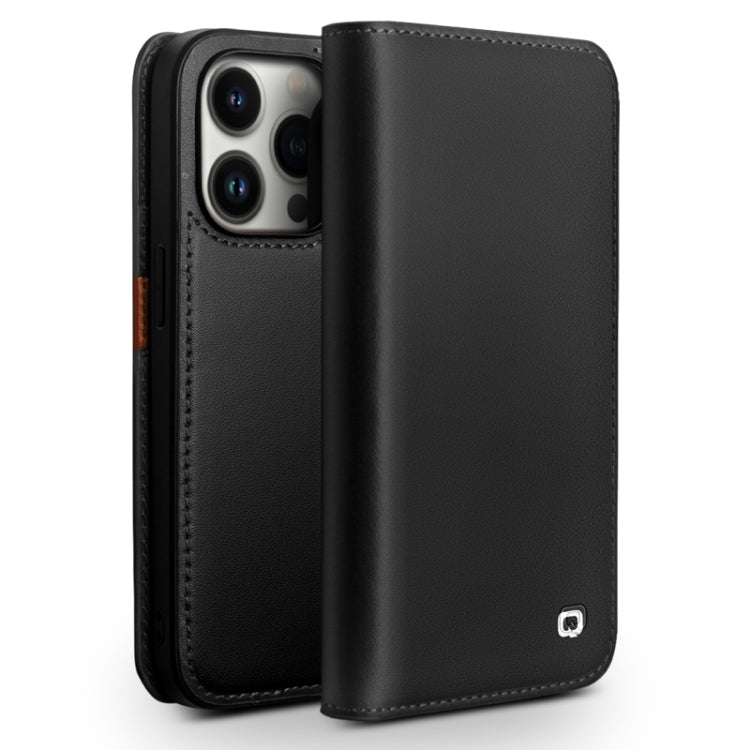 QIALINO Business Horizontal Flip PU Phone Case, For iPhone 14, For iPhone 14 Plus, For iPhone 14 Pro Max
