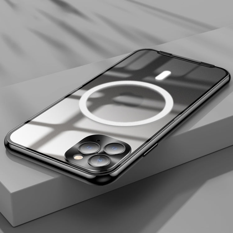 Frosted Metal Phone Case with Magnetic, For iPhone 11 Pro, For iPhone 12, For iPhone 12 Pro, For iPhone 12 Pro Max, For iPhone 13, For iPhone 13 Pro