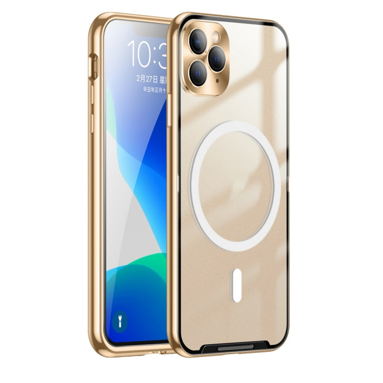 Frosted Metal Phone Case with Magnetic, For iPhone 11 Pro, For iPhone 12, For iPhone 12 Pro, For iPhone 12 Pro Max, For iPhone 13, For iPhone 13 Pro