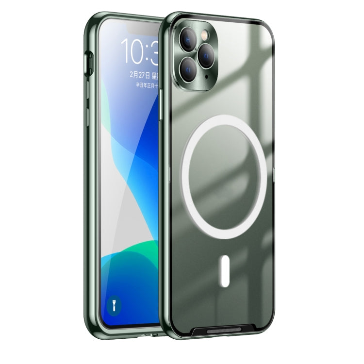 Frosted Metal Phone Case with Magnetic, For iPhone 11 Pro, For iPhone 12, For iPhone 12 Pro, For iPhone 12 Pro Max, For iPhone 13, For iPhone 13 Pro