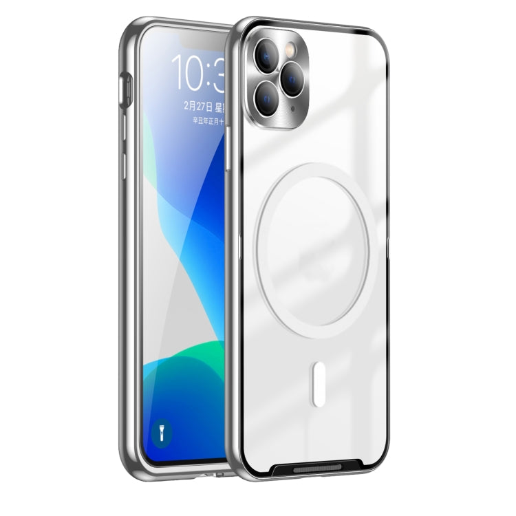Frosted Metal Phone Case with Magnetic, For iPhone 11 Pro, For iPhone 12, For iPhone 12 Pro, For iPhone 12 Pro Max, For iPhone 13, For iPhone 13 Pro
