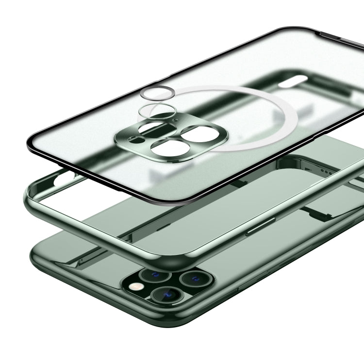 Frosted Metal Phone Case with Magnetic, For iPhone 11 Pro, For iPhone 12, For iPhone 12 Pro, For iPhone 12 Pro Max, For iPhone 13, For iPhone 13 Pro