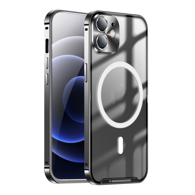 Frosted Metal Phone Case with Magnetic, For iPhone 11 Pro, For iPhone 12, For iPhone 12 Pro, For iPhone 12 Pro Max, For iPhone 13, For iPhone 13 Pro