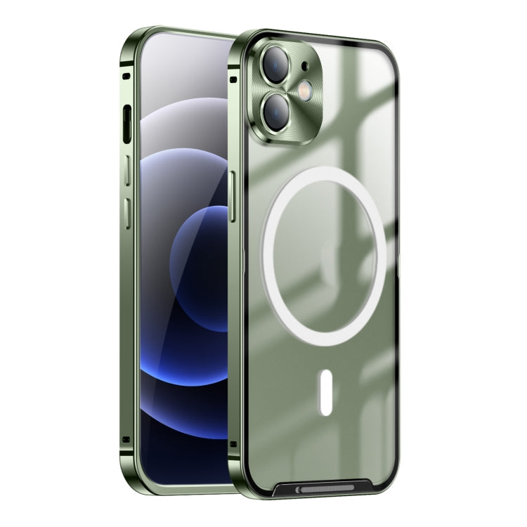 Frosted Metal Phone Case with Magnetic, For iPhone 11 Pro, For iPhone 12, For iPhone 12 Pro, For iPhone 12 Pro Max, For iPhone 13, For iPhone 13 Pro