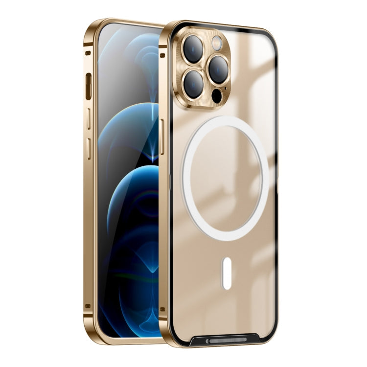 Frosted Metal Phone Case with Magnetic, For iPhone 11 Pro, For iPhone 12, For iPhone 12 Pro, For iPhone 12 Pro Max, For iPhone 13, For iPhone 13 Pro