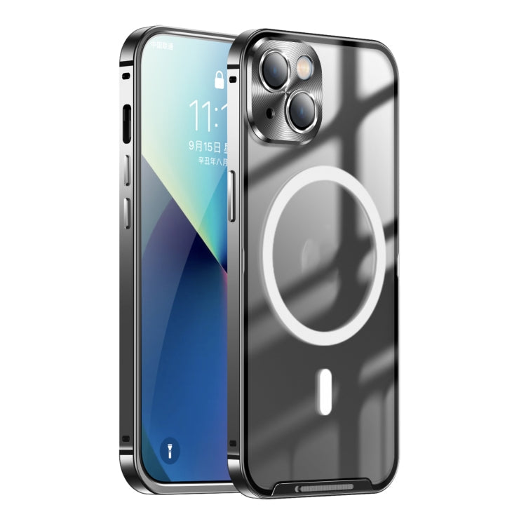 Frosted Metal Phone Case with Magnetic, For iPhone 11 Pro, For iPhone 12, For iPhone 12 Pro, For iPhone 12 Pro Max, For iPhone 13, For iPhone 13 Pro