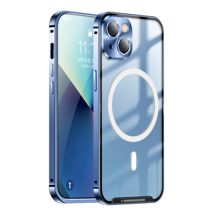 Frosted Metal Phone Case with Magnetic, For iPhone 11 Pro, For iPhone 12, For iPhone 12 Pro, For iPhone 12 Pro Max, For iPhone 13, For iPhone 13 Pro