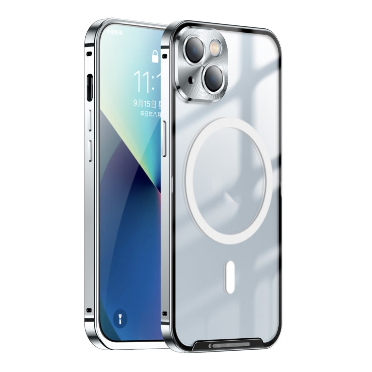 Frosted Metal Phone Case with Magnetic, For iPhone 11 Pro, For iPhone 12, For iPhone 12 Pro, For iPhone 12 Pro Max, For iPhone 13, For iPhone 13 Pro