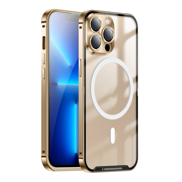 Frosted Metal Phone Case with Magnetic, For iPhone 11 Pro, For iPhone 12, For iPhone 12 Pro, For iPhone 12 Pro Max, For iPhone 13, For iPhone 13 Pro